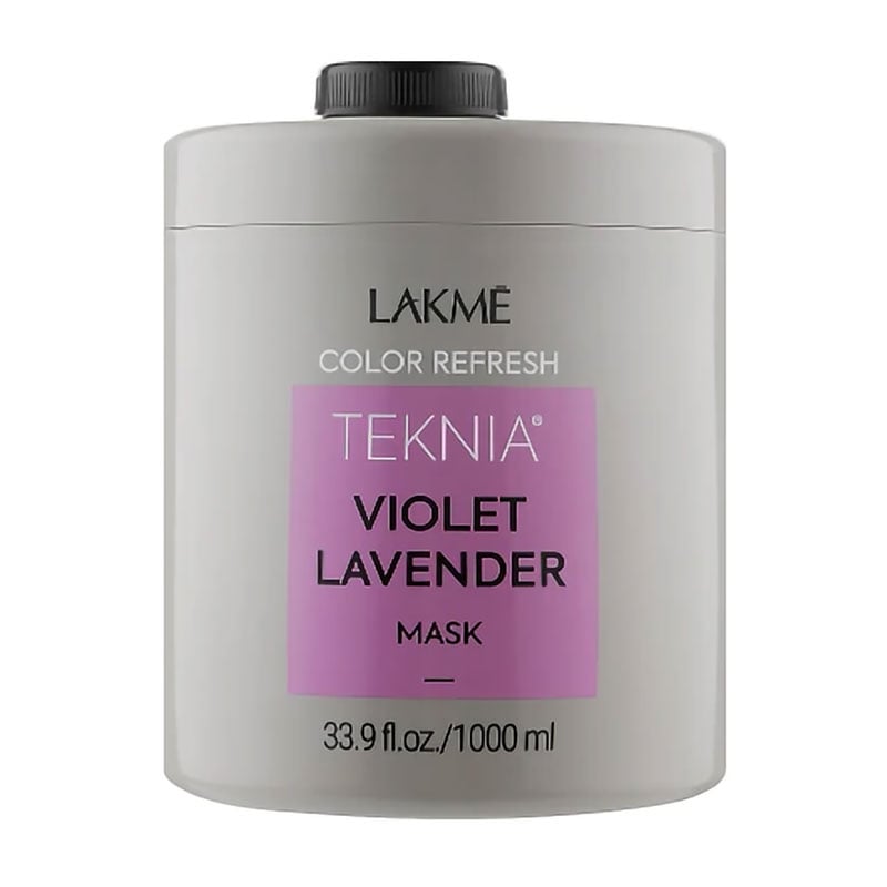 Маска для фарбованого волосся фіолетових відтінків Lakme Teknia Color Refresh Violet Lavender Treatment Mask, 1 л