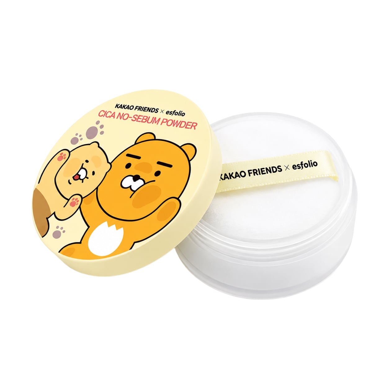 Матувальна пудра для обличчя Esfolio x Kakao Friends Look At Me! Cica No-Sebum Powder, 5 г